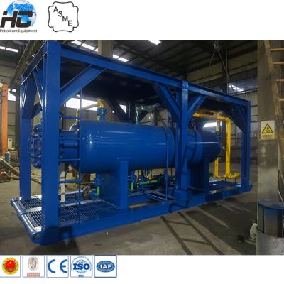 China energy & High Efficiency Mining Trailer Mounted Unit Outboard Gas Liquid Separator / Three Phase Separators In Oil Field for sale