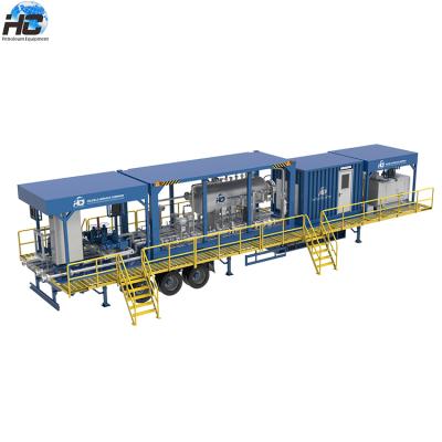 China energy & Oilfield Well Testing H2S CO2 Service Processing Equipment Trailer Mounted Mining Test Separator for sale