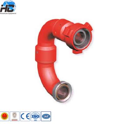 China Oilfield common long radius swivel joint / FMC chiksan swivel joints / high pressure chiksan for sale