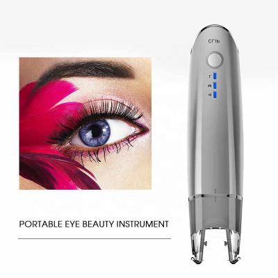 China Anti-puffiness BB EMS Eye Massager Vibration Facial Wrinkle Remove Anti Lifting End Cap Filters Dark Circles Puffiness Firming Eye Massager Tool for sale