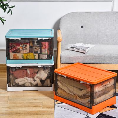 China Collapsible Plastic Collapsible Storage Box and Viable Storage Box Bins for Cloth Sundries Toys for sale