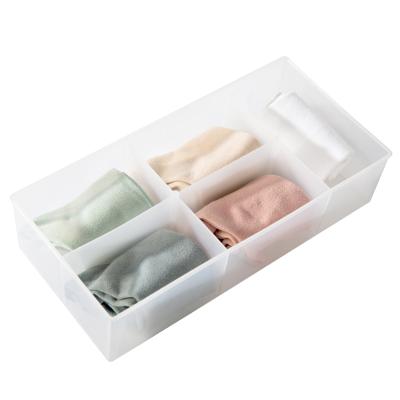 China Viable five compartment multifunctional transparent storage box for sale for sale