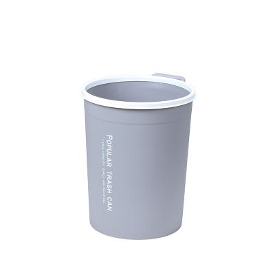 China Sustainable European Style Colorful Folder Plastic Eco - Friendly Trash Can For Kitchen Or Bedroom for sale