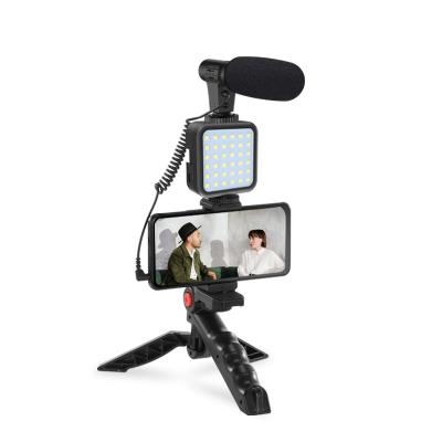 China New Microphone KIT-01LM Vlog Kit Shotgun Microphone Black Vlogging original Jumpflash 2020 handheld kit for Smartphone for sale