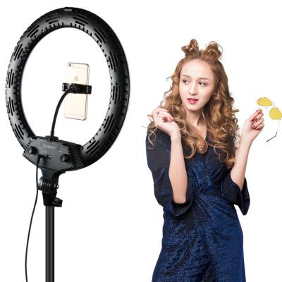 China 18 inch ring make up light with stand led ring light for makeup camera bicolor light RL-480 for sale