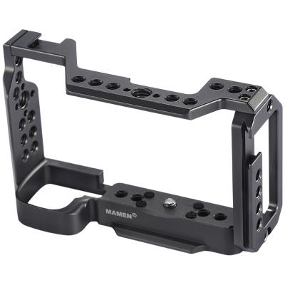 China Aluminum Alloy Material Mamen Camera Cage for Sony-A6100/A6400 Video Kit SLR Shooting Stabilizer for sale