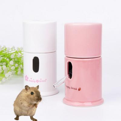 China Factory Sale Small Pet Kettle Hedgehog Hamster Water Licker Viable Hot Rabbit Guinea Pig Water Bottle Ceramic Water Bottle Kettle for sale