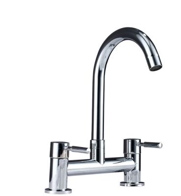 China Without Slide Bar Tub Faucet Spout UK Hot Cold Water High Quality Bathtub Faucet for sale