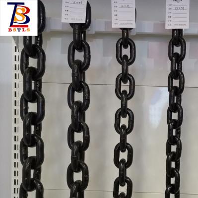 China Lifting Chain Hoist Grade 80 Alloy Steel Short Link Chain EN818-7 Round Link Steel Chain for sale