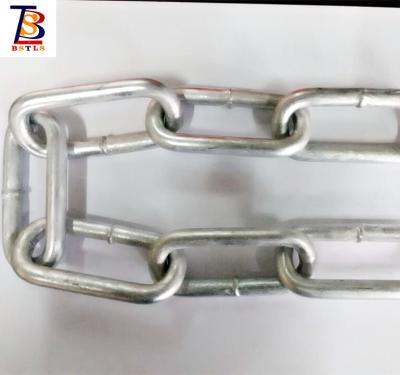 China Drag Chain Coil Chain Galvanized, Hot Dipped Galvanized Straight Link NACM Standard for sale