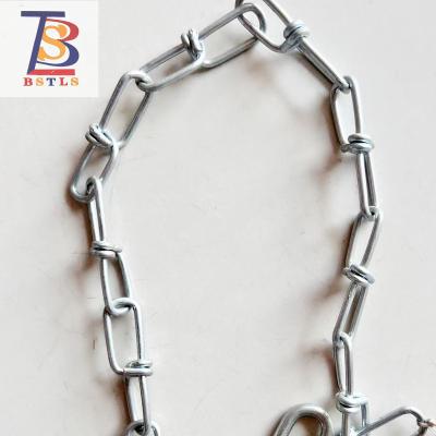 China DIN5686 Transmission Chain Galvanized Link Welded Link Chain Carbon Steel Short Medium/Long/Medium Link Chain Factory Outlet for sale