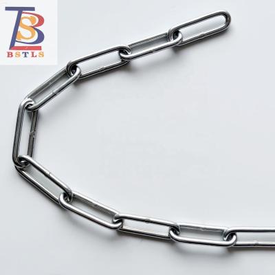 China DIN763 transmission welded chain and stainless steel chain for lifting for sale