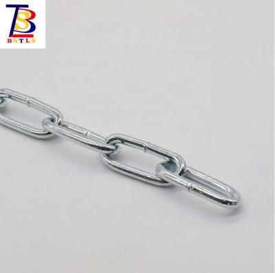 China Drag Chain Electro Galvanized DIN5685 A/C Carbon Steel Welded Link Chain for sale