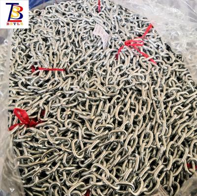 China Drag Chain DIN5685 Electro Galvanized Long Link Chain for sale