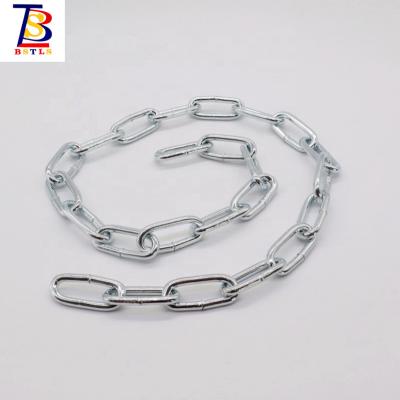 China Drag Chain BST Electro Galvanized High Quality Link Chain DIN766 Short Lifting Chain for sale