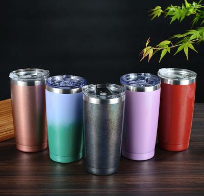 China Stainless Steel 20oz Spike Vacuum Insulated Double Wall Travel Tumbler Custom Print for sale