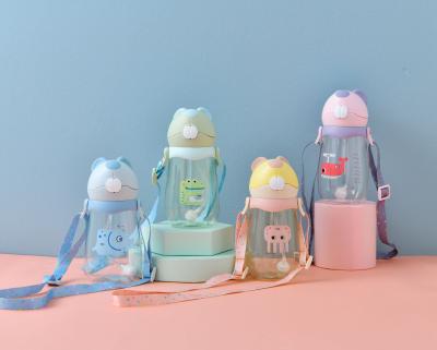 China Drop Proof Modern Baby Drinks Bottle, Leak Proof Sippy Cup For Toddler With Hang A Rope for sale