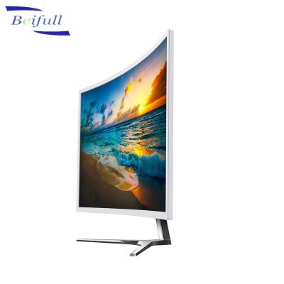 China Hot New Ultra Thin Full HD 1K 27inch IPS Desktop LED Panel Curved Frameless Gaming Computer Monitor for sale