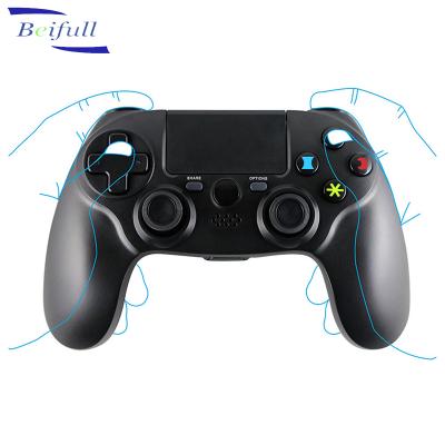 China Professional Dual-motor Vibration PS4 Game Wireless Controller Game Switch On Direct Sale for sale