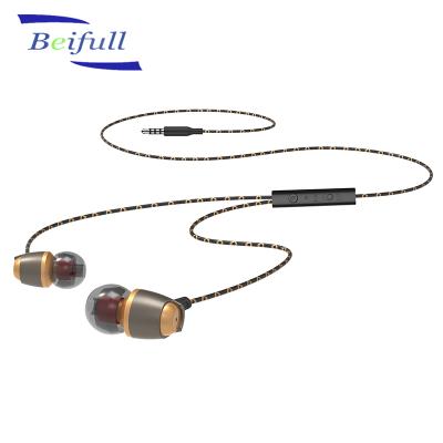 China In-ear Mode Magnetic 3.5mm Wired Noise Canceling Mobile Headset Earphone With Microphone for sale