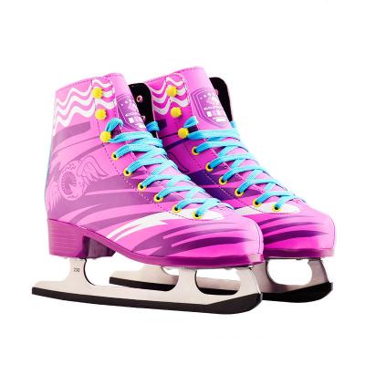 China GOSOME eco-friendly fixed ice figure speed skate shoes for adult and kids for sale