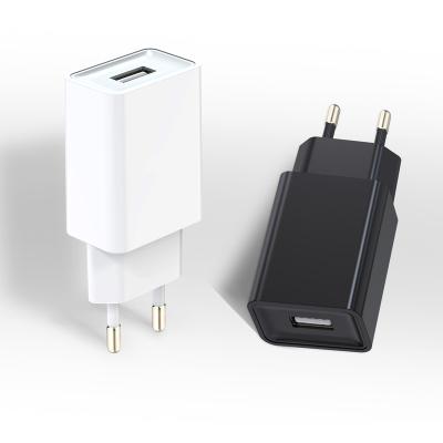 China 2020 Logo 2020 Small Mobile Phone Safe Free Printed USB Wall Charger Fast Charger US EU Plug 5v 2a Fast EU Plug for sale