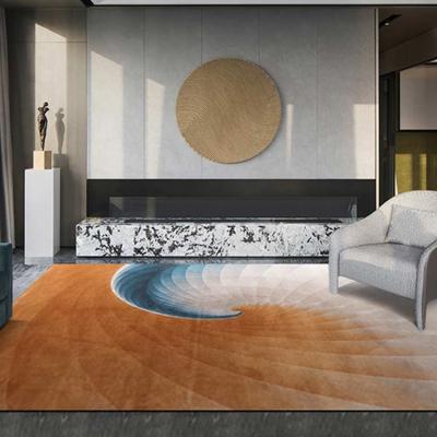 China Luxury Washable Villa Italian Postmodern Minimalist Light Rug Living Room Bedroom Sofa Sofa Coffee Table Cover Large for sale