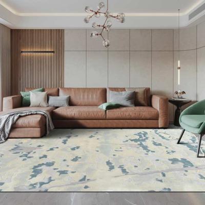 China Washable High End Handmade Seaweed Fiber Designer Carpet Living Room Large Area Custom Rug for sale