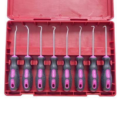 China 8 Pcs SCRAPER HOOK AND PICK SET Oil Seal Puller Oring Hook Seal Screwdriver Repair Tool for sale