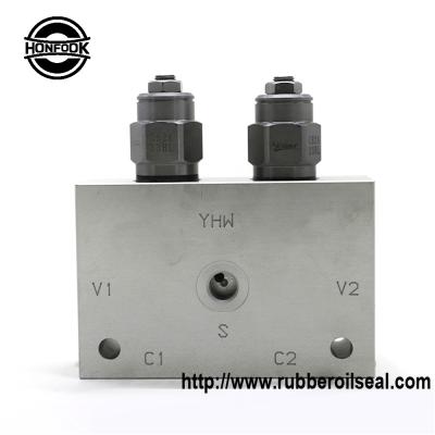 China Groepering van de stuurkleppen van de kraan Rotary Combination YHW Two-Way Balancing Valve Block Te koop