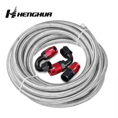 China 8Mm Braided Oil Hose Fuel Oil Hose Lines For Racing Engines en venta