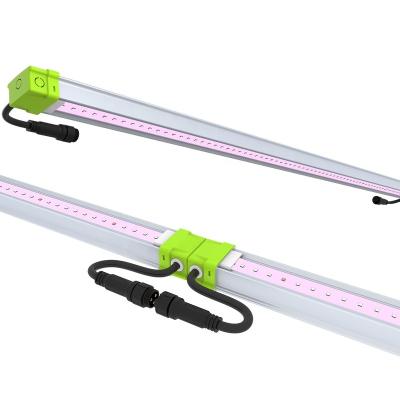 China Slim and Light Without Heat Best Quality Dimmable Hydroponics LED Grow Light Plants Lamp 2ft 4ft For Vertical Agriculture for sale