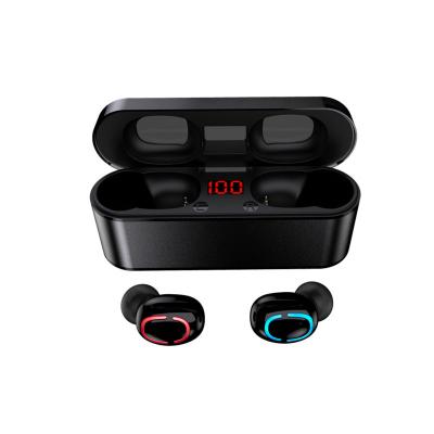 China Small Hidden In-Ear TWS Earphones with LED Digital Display Bluetooth V5.0 Headphone Stereo Waterproof Wireless Headset for sale