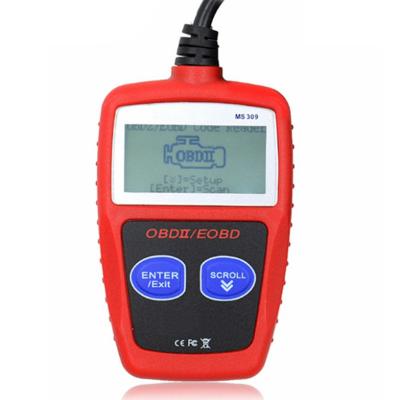 China Universal OBD II Protocols V1.5 Vehicle Car Diagnostic Tools MS309 Car Code Reader Support All OBD2 Scanner For US Asian European ALL Cars for sale