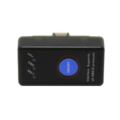 China Mini obd2 BT4.0 universal 25k80 china elm327 escaners automotriz obd2 scanner with on/off power switch for sale