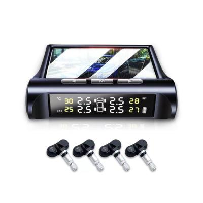 China PC Ot Selling Solar Power Universal Radio Sensor Car Tpms Digital Internal Tire Pressure Monitoring System for sale