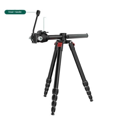 China Fashional Kinfuto Ball Head Quick Release Flat DSLR Low Density Tripod Aluminum Camera Tripod For DSLR Camera for sale