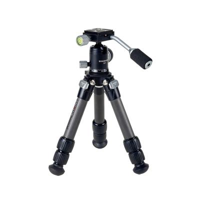 China Durable Equipment GT21C+Q10 Carbon Fiber Foot Tube Aluminum Alloy Pan Camera Phone Video Camera Stand Tripod for sale