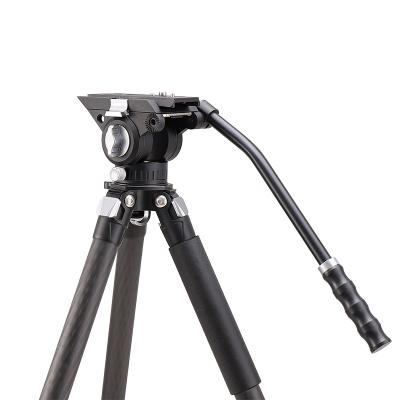 China Best-selling T888 carbon fiber foot tube aluminum alloy camera pan 360 camera tripod stand for sale