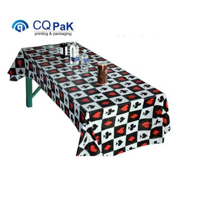 China Best Quality PVC EVA Waterproof Printed Plastic Table Cloth Disposable Fabrics Custom Retail Disposable Table Cloth for sale