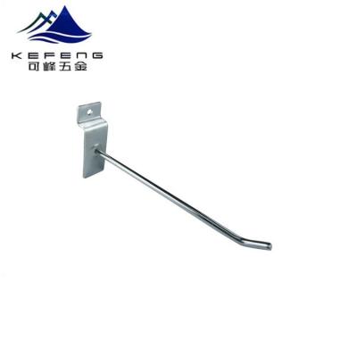 China For Slatwall Board Design Metal Slatwall Board Good Hanging Single Hook for sale