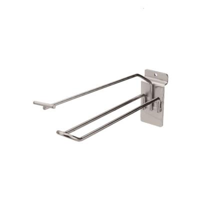 China Universal Hot Sale Metal Sweep U Chrome Plating Lines Peg Hooks With Price Tag for sale