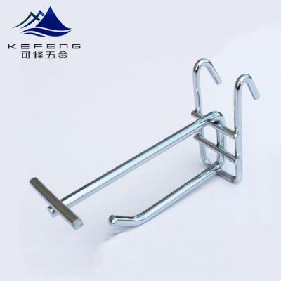 China Deploying Metal Grid Wall Hook Display With Label for sale