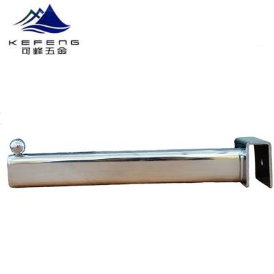 China Hanging For Square Tube Chrome Steel Square Display Hook For Garment Store for sale