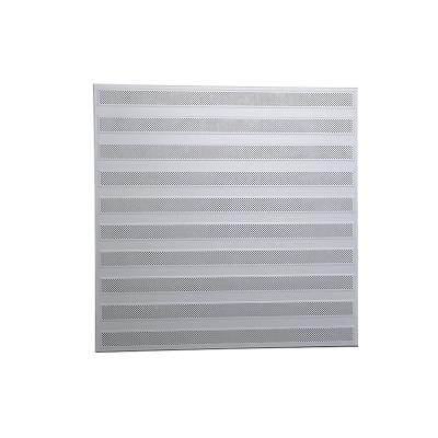 China Wholesale Artistic Aluminum Perforated Ceilings China Grid 300*600 False Ceiling Tile 28Mm Size for sale