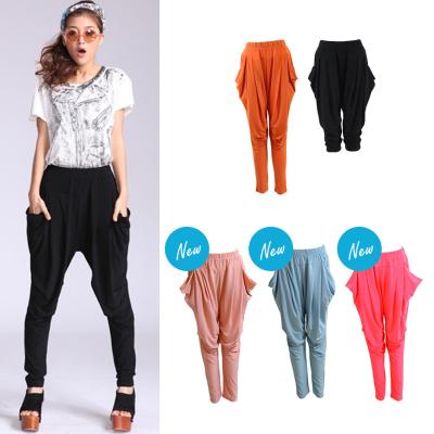 China Online Wholesale Anti-pilling Hip Hop Women's Harem Hippie Pants New Season Popular Loose Wide-legged Pants for sale