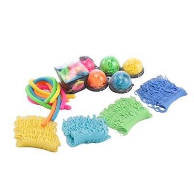 China Stretch Develop Sticky Hand Relief Noodle Hand Rope Hand Rope Stretch Knitting Intellectual Toys From Children To Adults for sale