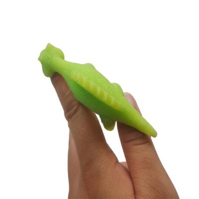 China Glow Up Glow Up Light Fingertip Toy Dinosaur Catapult Boy Toy And Girls Noctilucence Dinosaur for sale