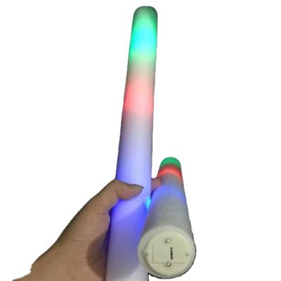 China Foam Glow Stick Triple Function Flash Light Up Cheering LED Flashing Cheap Factory Customized LOGO Foam Stick Wholesale 48*4cm for sale