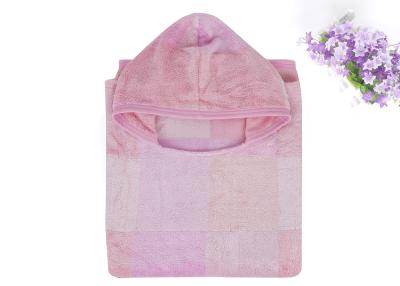 China Pink Cute Hooded Bath Towels For Toddlers Environment Friendly for sale